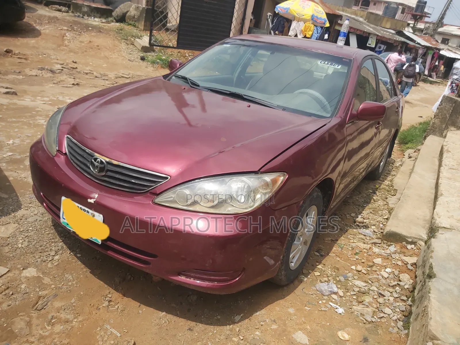 Toyota Camry LE V6 4dr Sedan (3.0L 6cyl 5A) 2005 Red