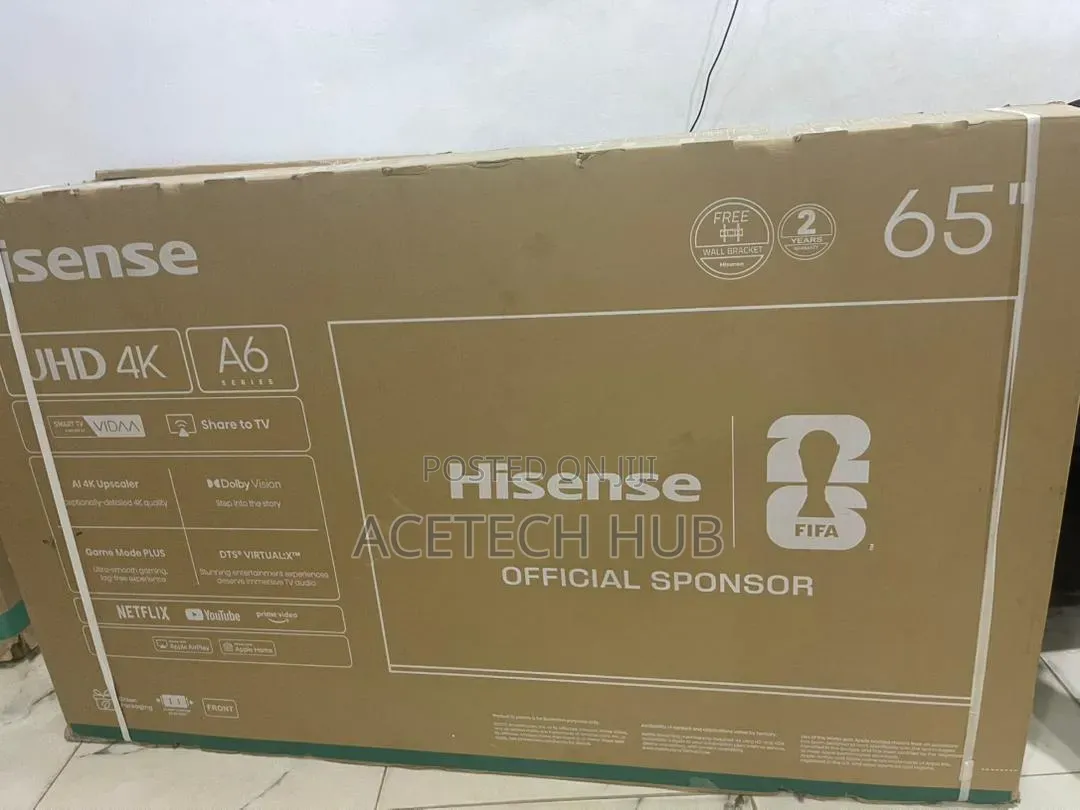 Brand New Hisense 65 Inches Uhd Smart Tv