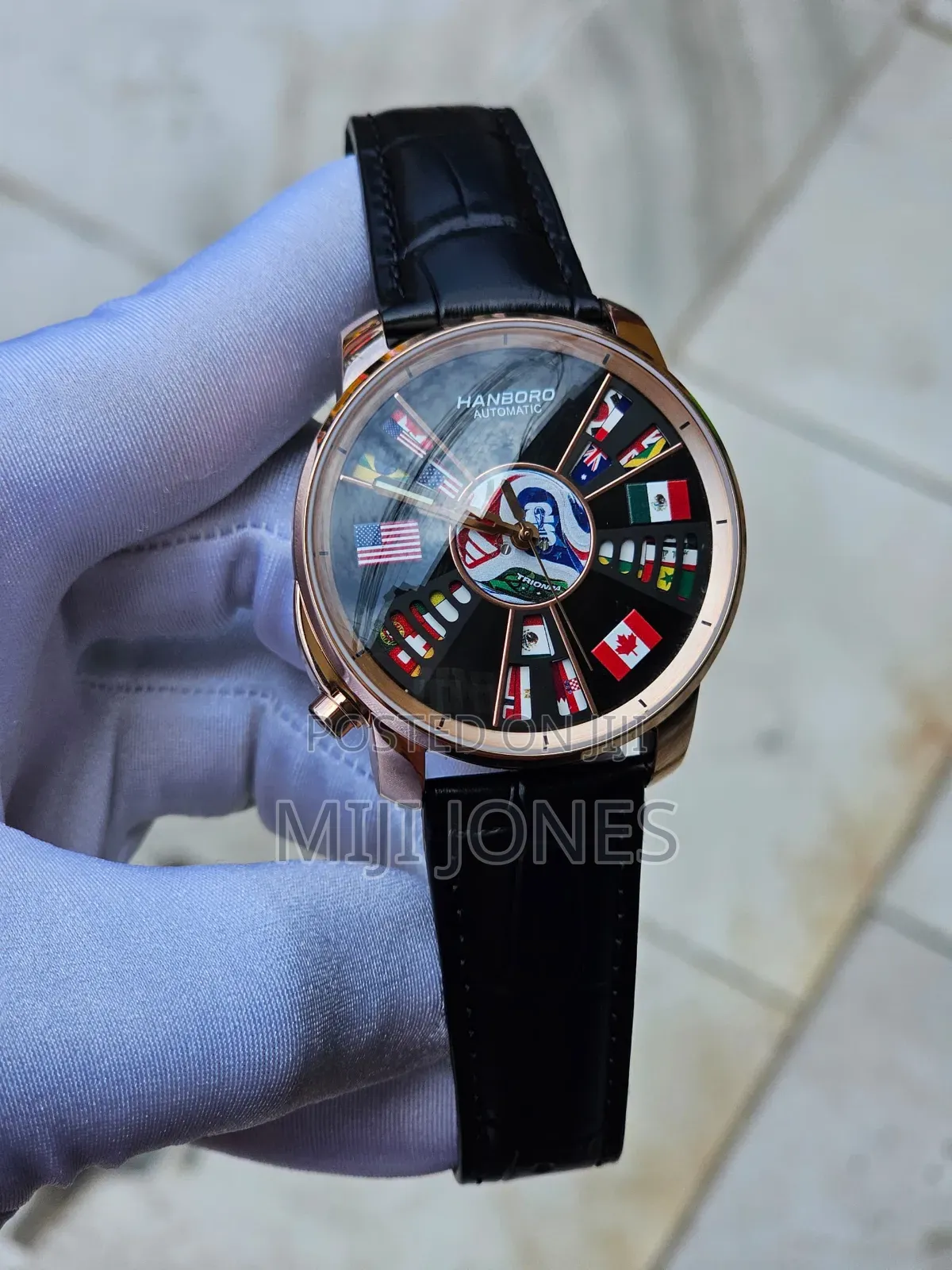 Hanboro 2026 World Cup Edition Leather Watch