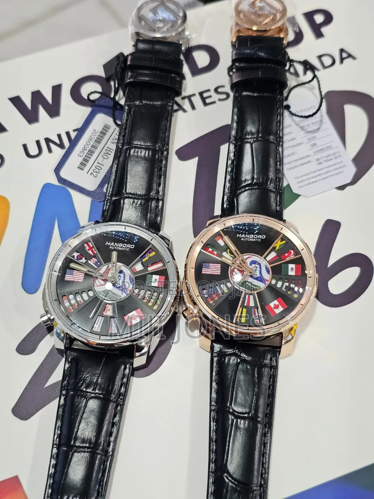 Hanboro 2026 World Cup Edition Leather Watch