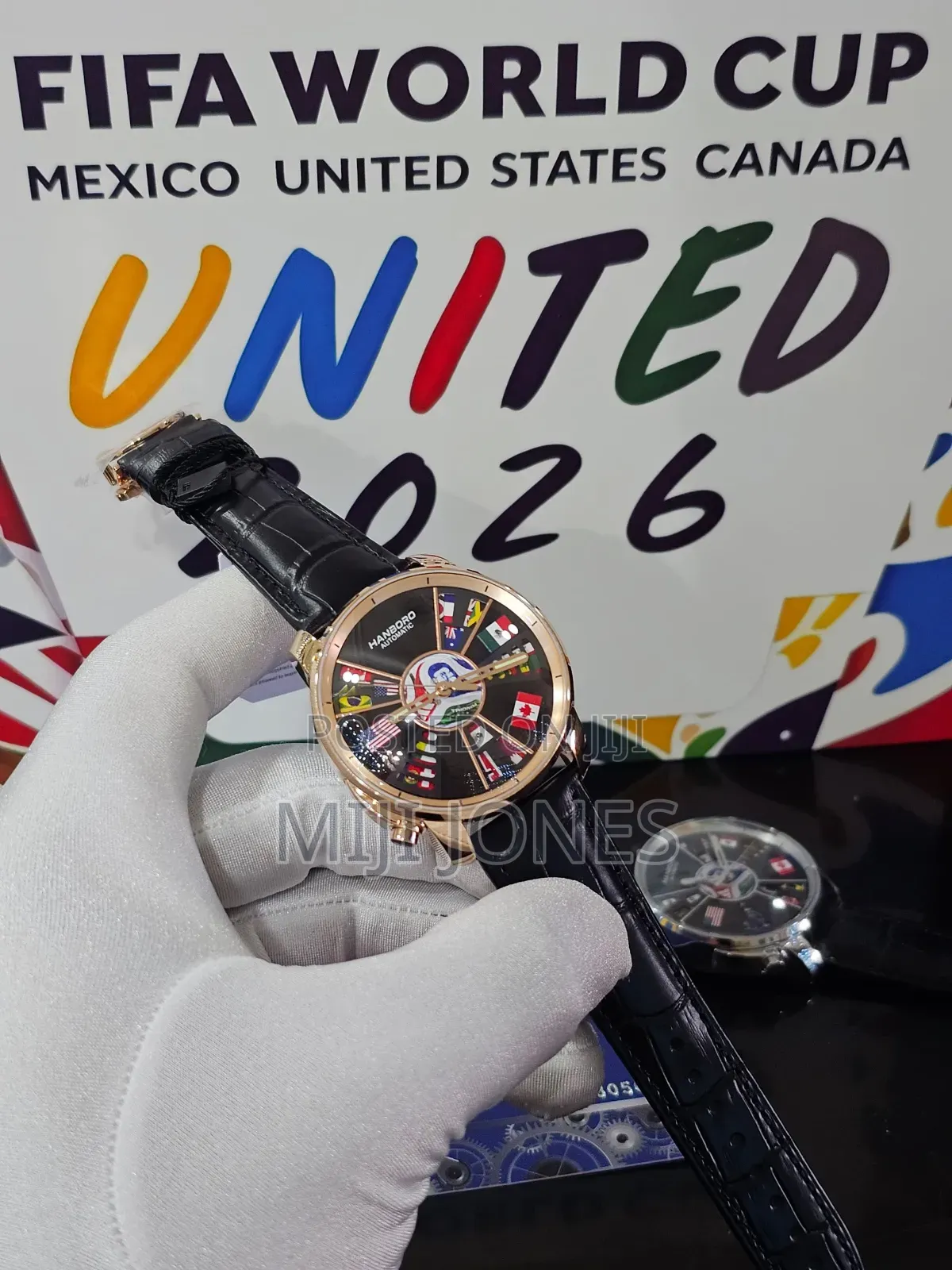 Hanboro 2026 World Cup Edition Leather Watch
