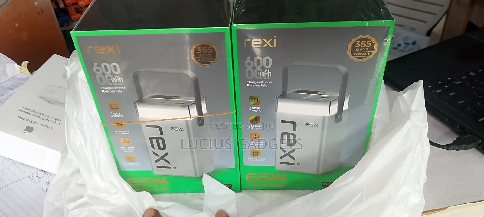Rexi Powerbank 65w Rmg605-Ql