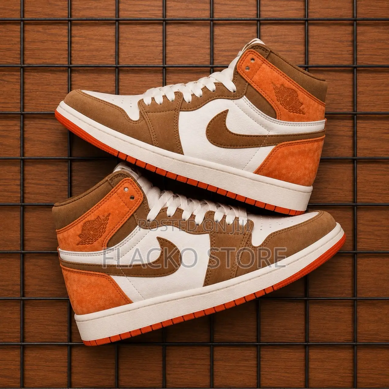 Original Air Jordan 1 High Retro Og Dusted Clay Sneakers