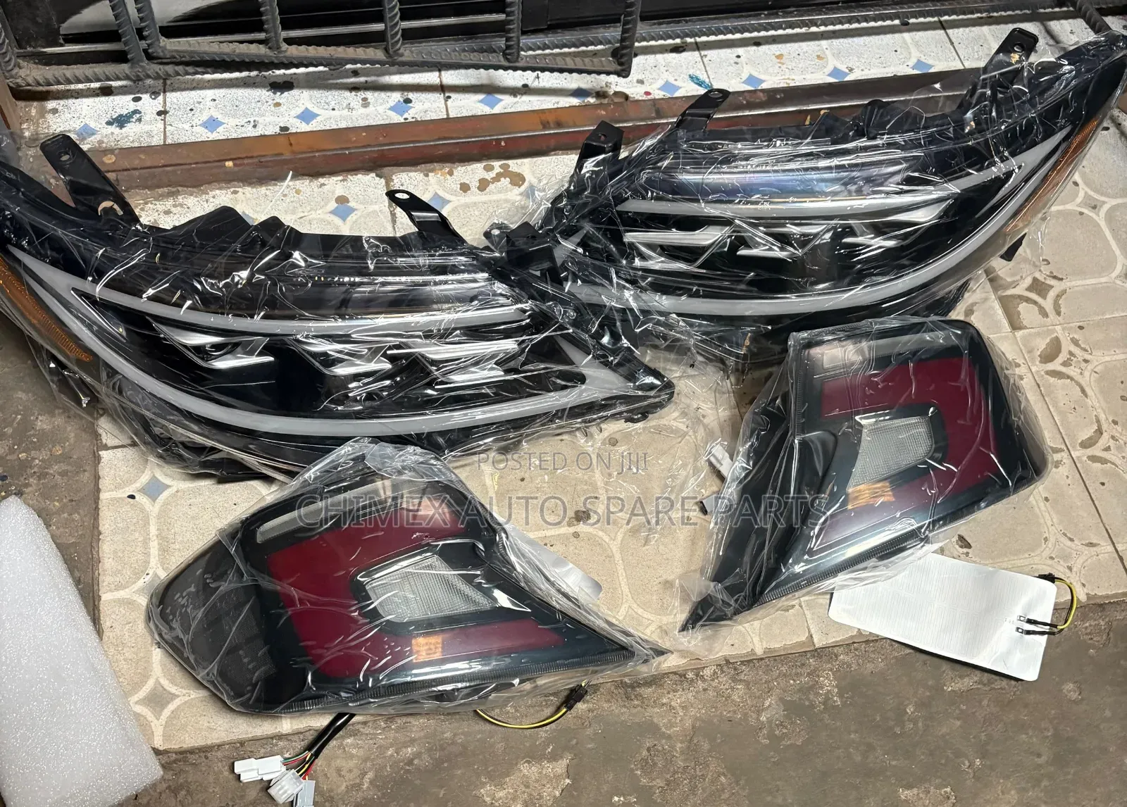 Complete Head Lamp and Back Light for Toyota Camry 2012 New Addition