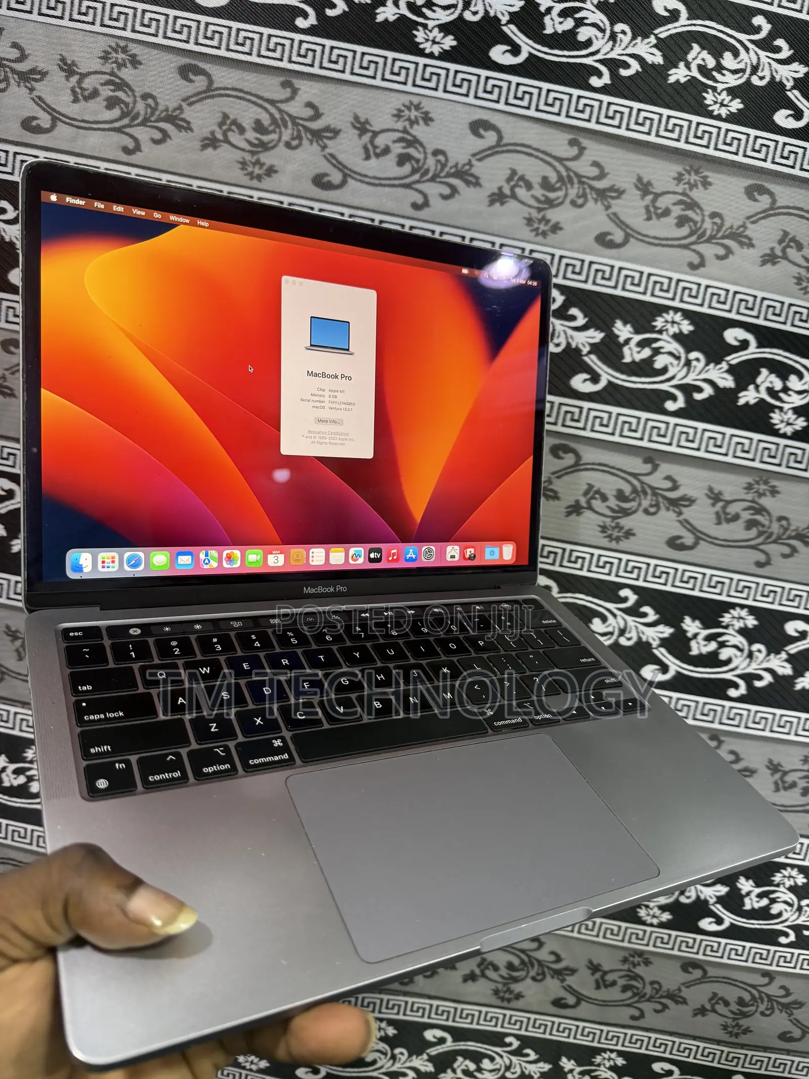 Laptop Apple MacBook Pro 2020 16GB Intel Core i5 SSD 512GB