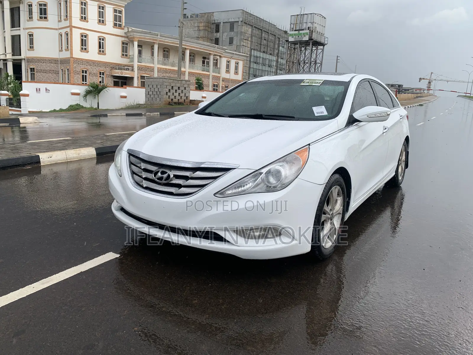 Hyundai Sonata Limited 2.0T Sedan (2.0L 4cyl 6A) 2012 White