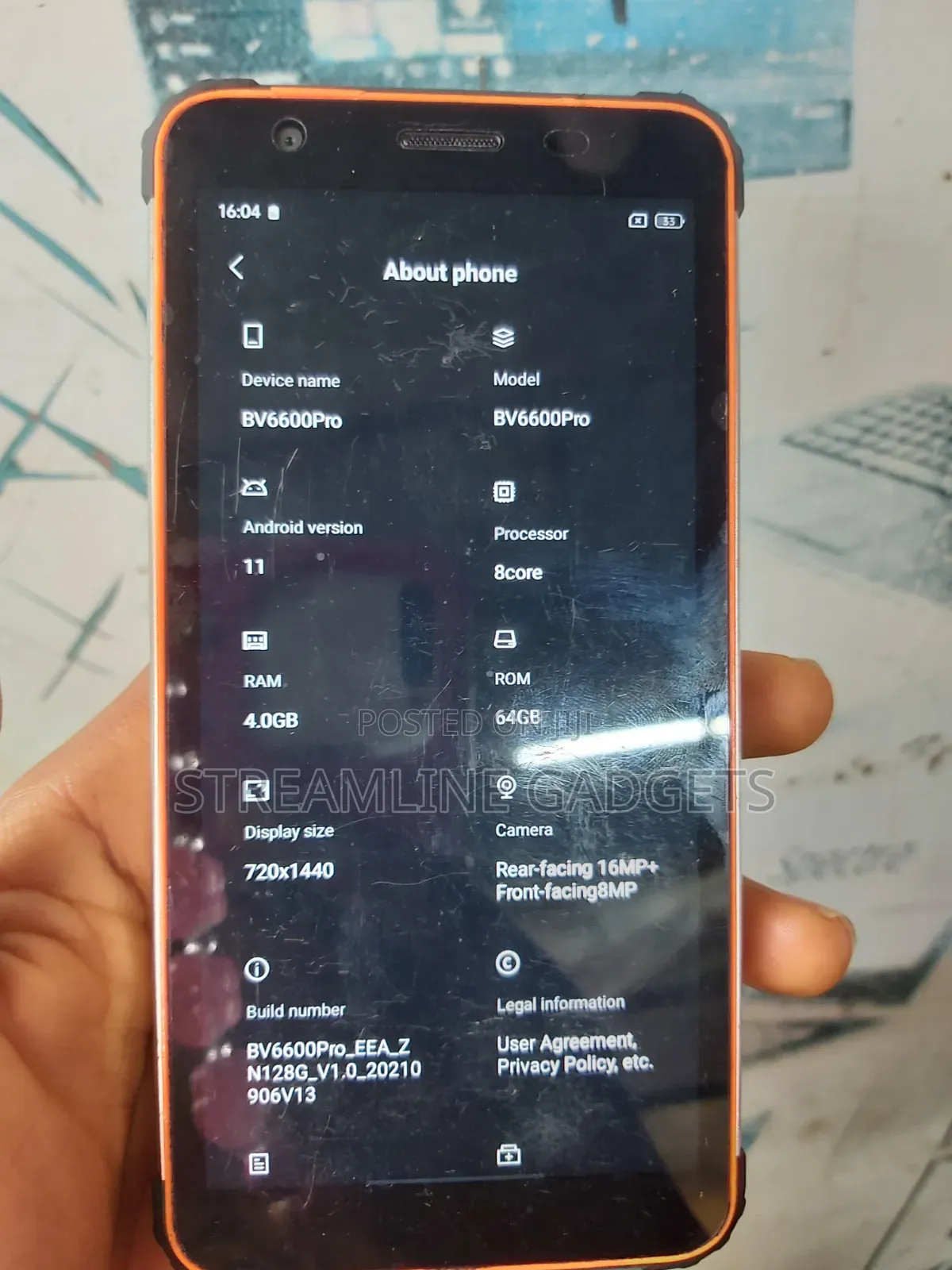Blackview BV6600 Pro 64 GB Black