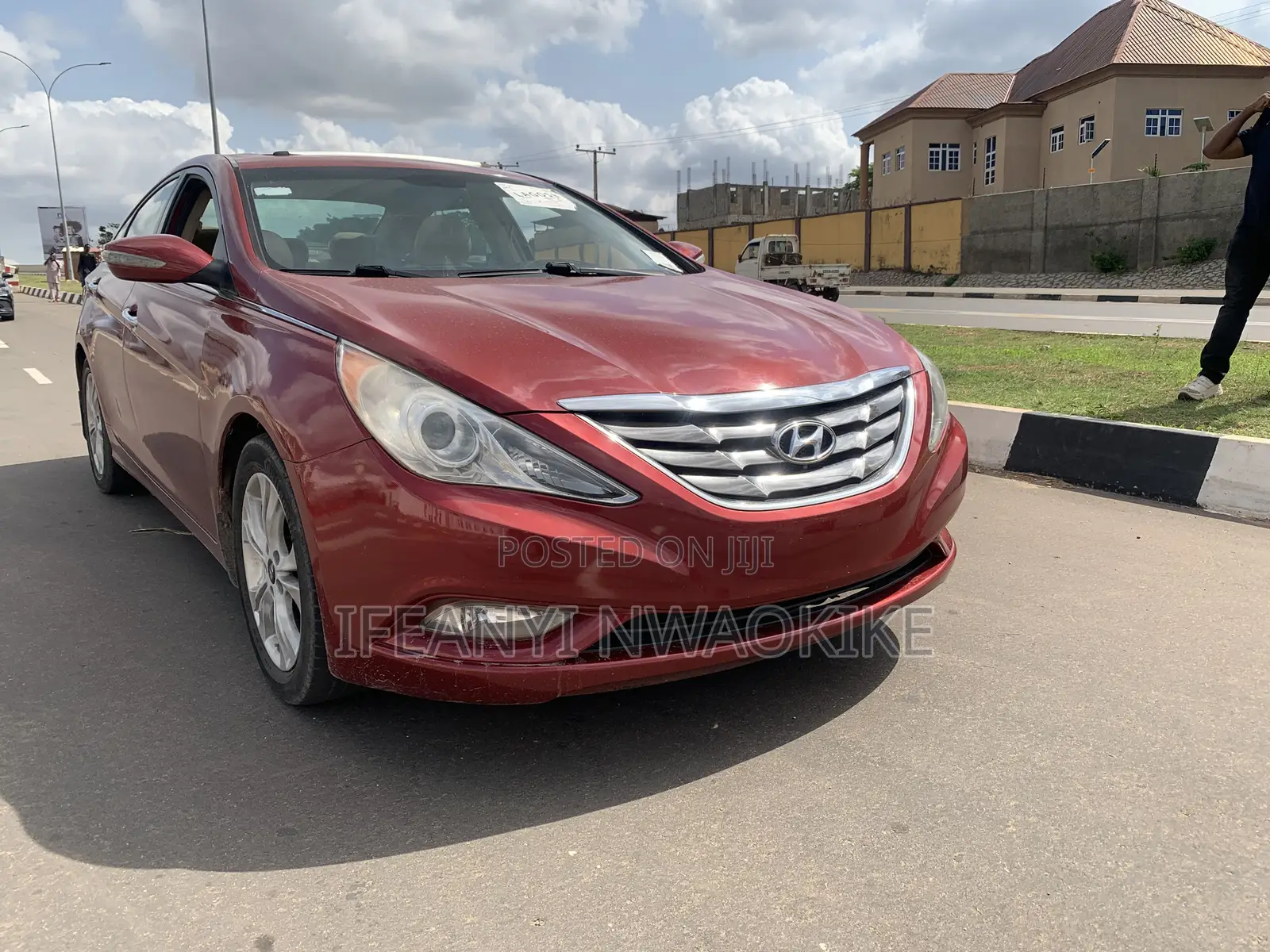 Hyundai Sonata Limited 2.0T Sedan (2.0L 4cyl 6A) 2013 Red
