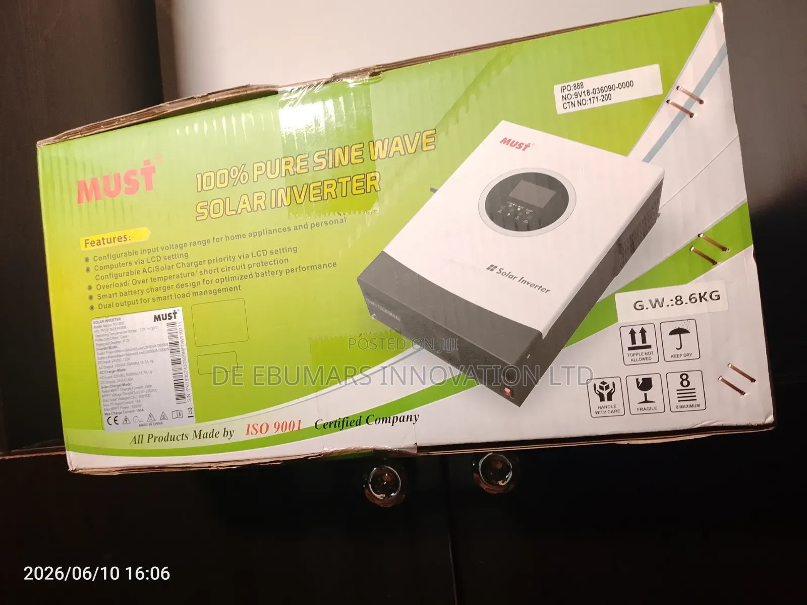 3.6kva Must Hybrid Inverter 24v