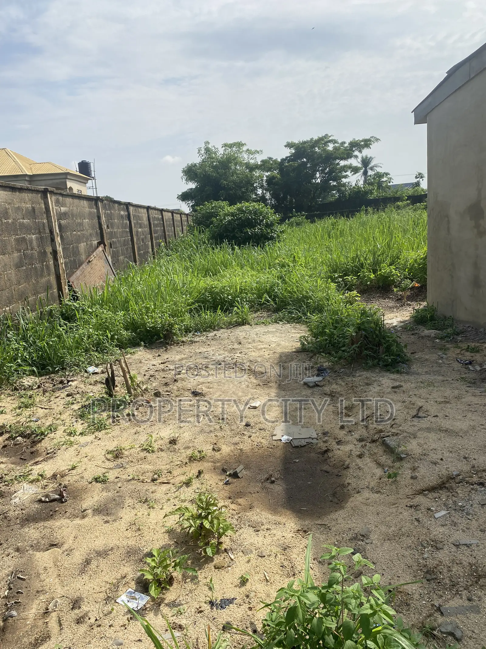A Fenced and Gated Full Plot of Land at Olu-Odo
