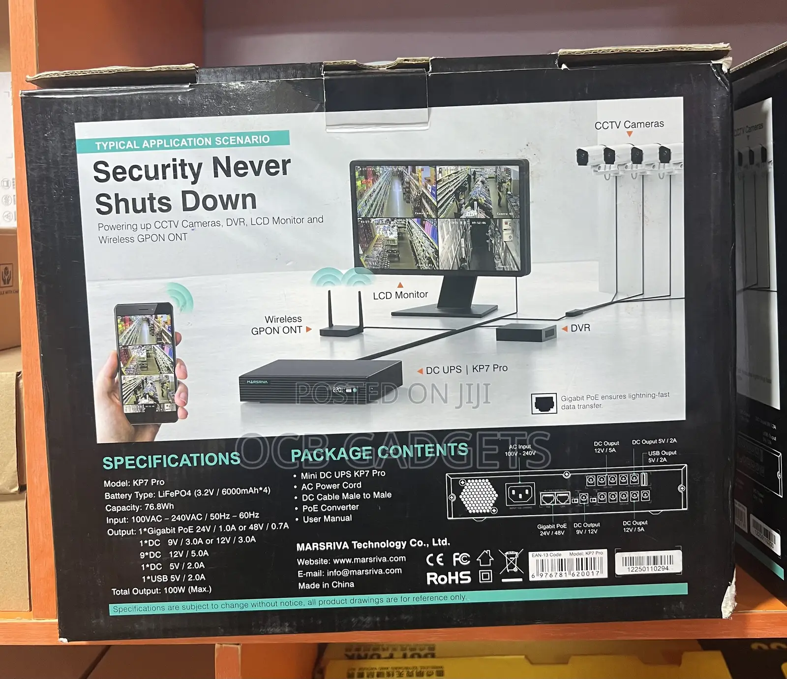 Marsriva Mini Ups (Kp7 Pro)