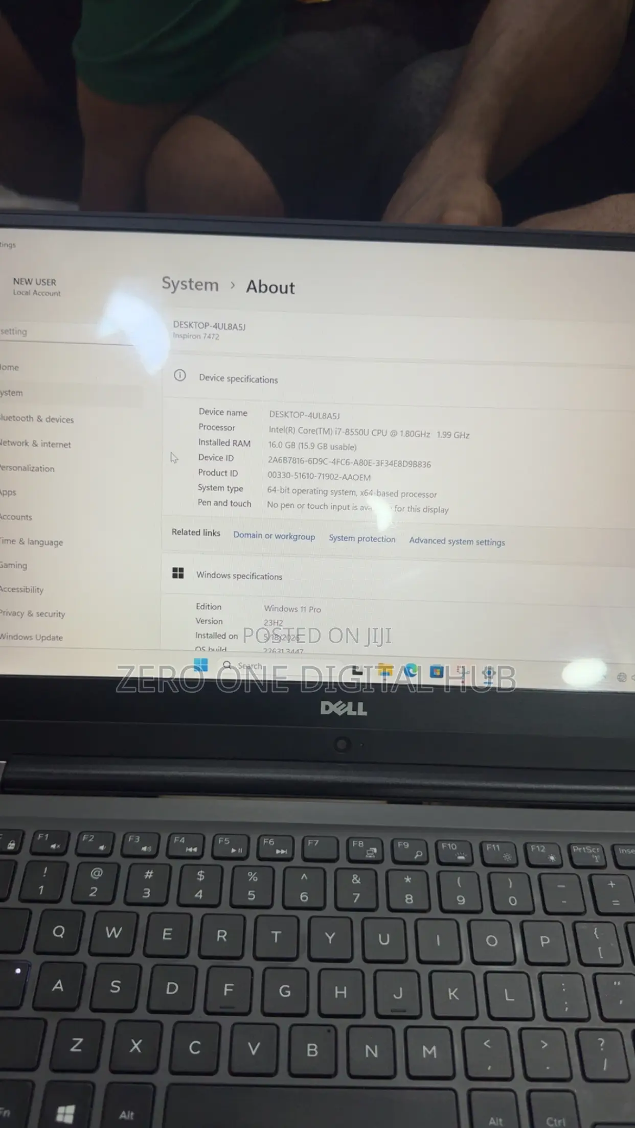 Laptop Dell Inspiron 14 7000 16GB Intel Core i7 SSD 256GB