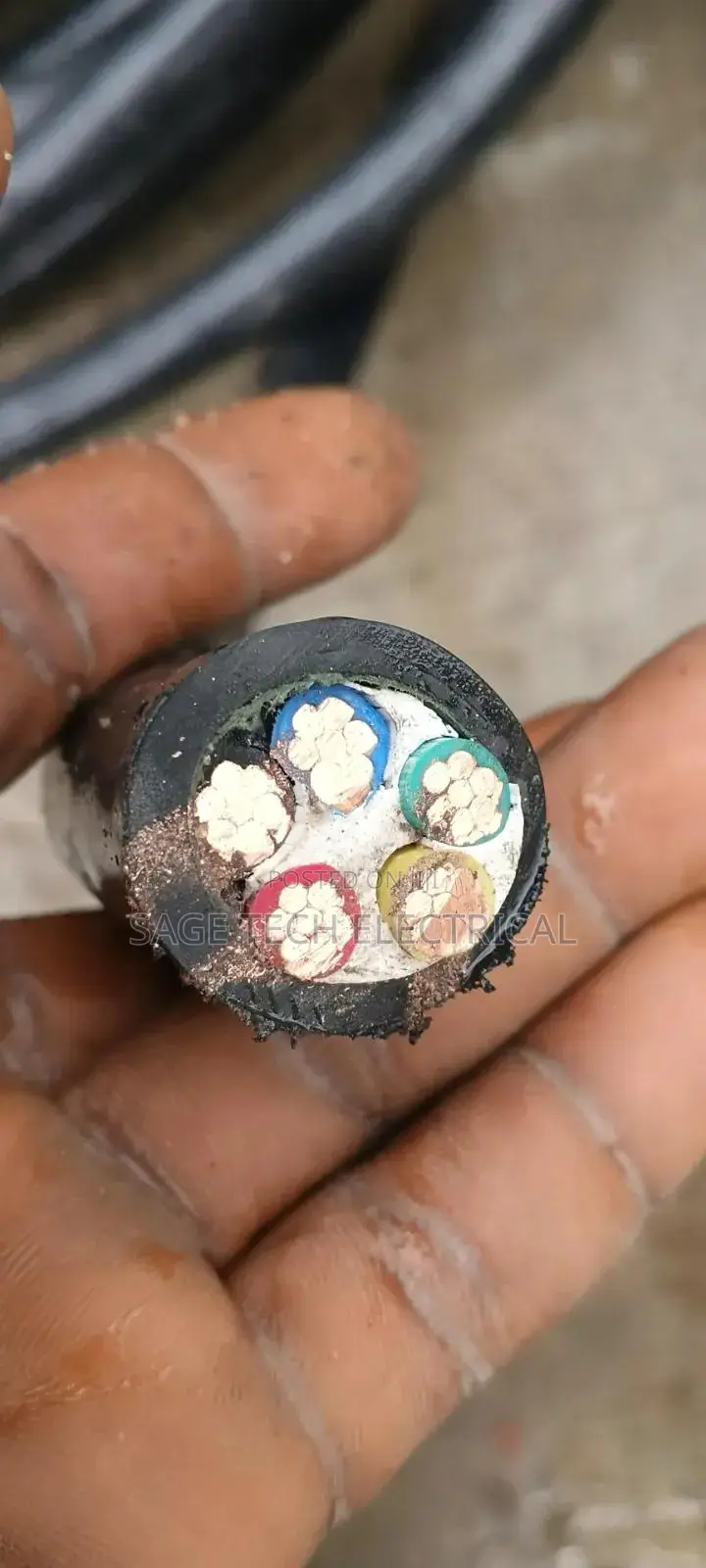 16mm 5core PVC PVC Armoured Cable