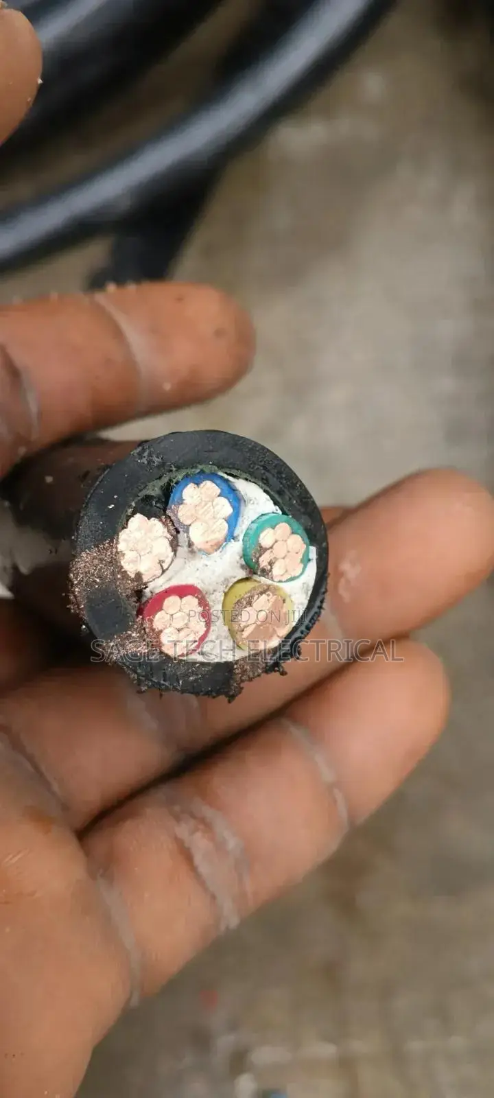 16mm 5core PVC PVC Armoured Cable