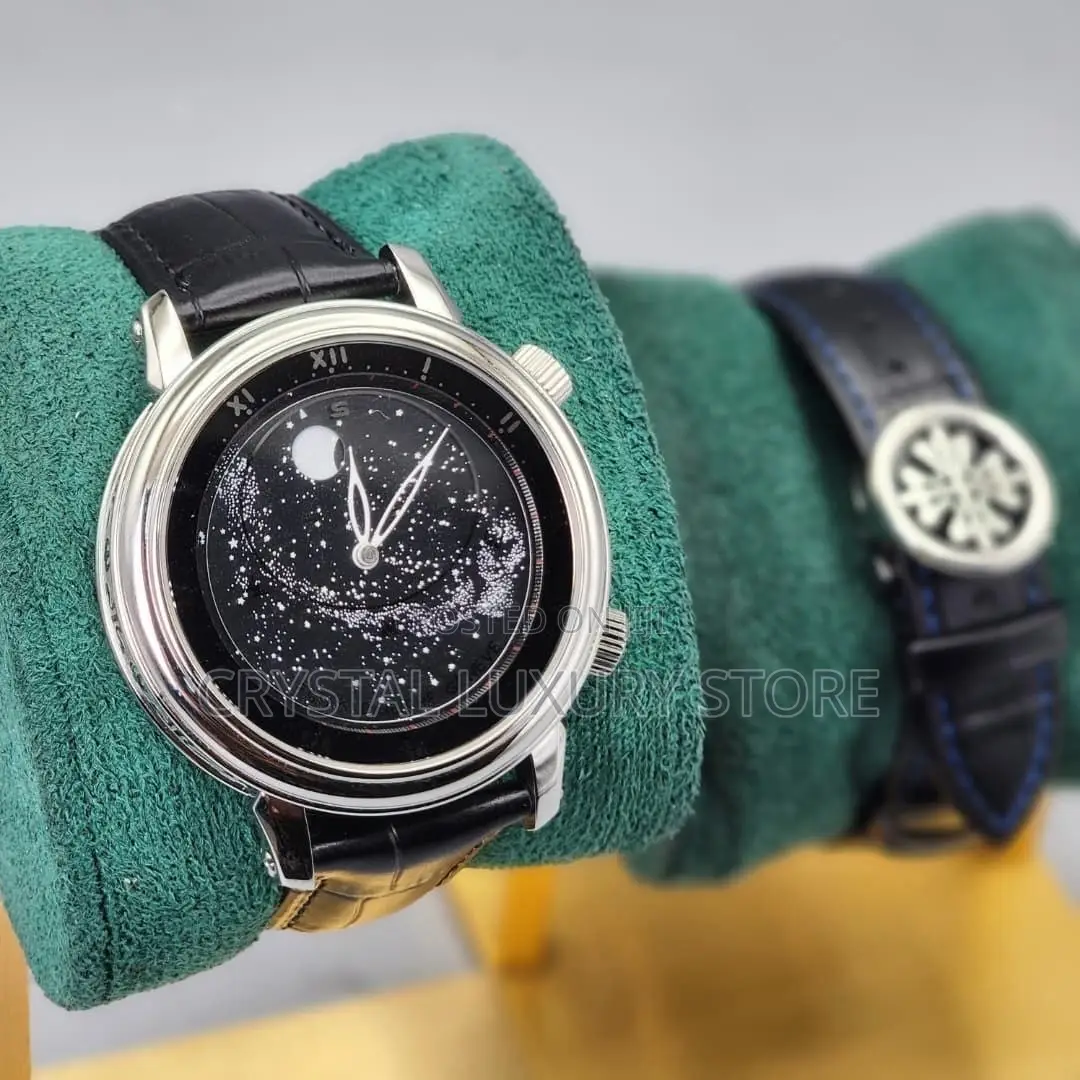 Patek Philippe Quality Luxury Men Moon Automatic Engine Wristwatch