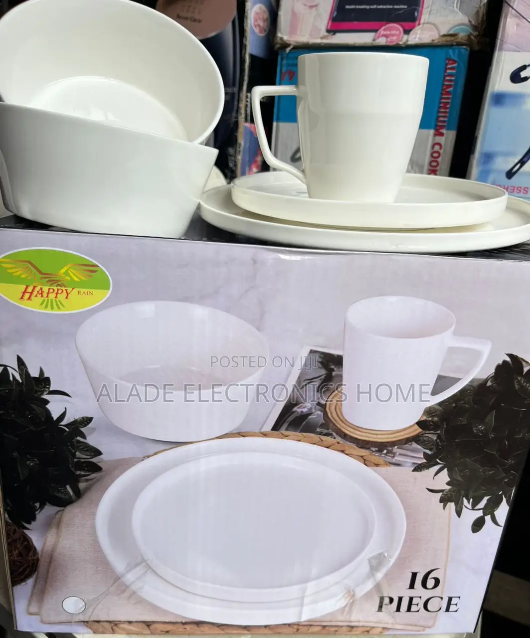 16pcs” Ceramic Stoneware Dinner Set Plate Mugs