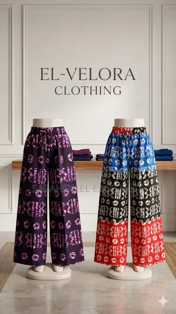 Our Signature Bubu Palazzo Pants Vibrant African Print Collection