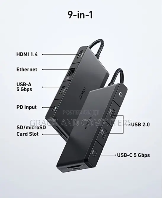 Anker 552 Usb Type-C Hub (9-in-1, Hdmi)