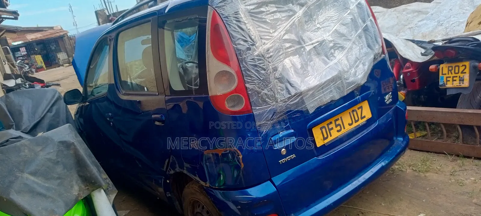 Toyota Yaris 1.4 2002 Blue