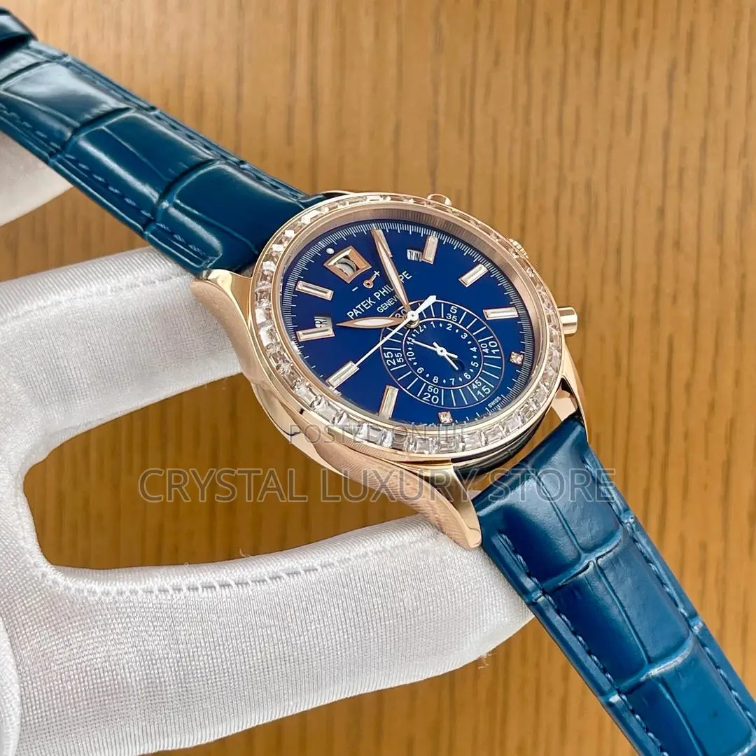 Patek Philippe Quality Luxury Iced Head Automatic Engine Wristwatch