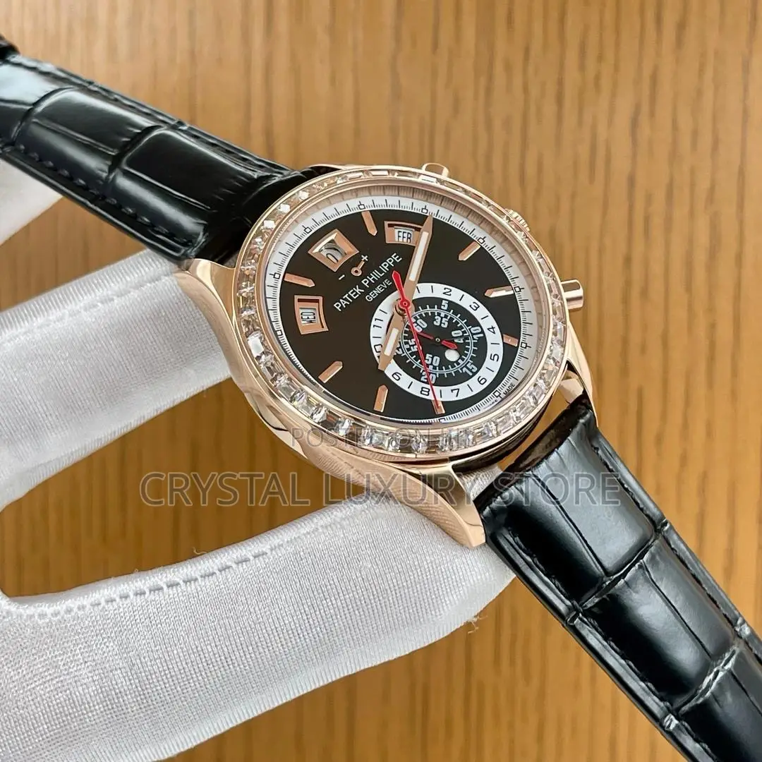 Patek Philippe Quality Luxury Iced Head Automatic Engine Wristwatch