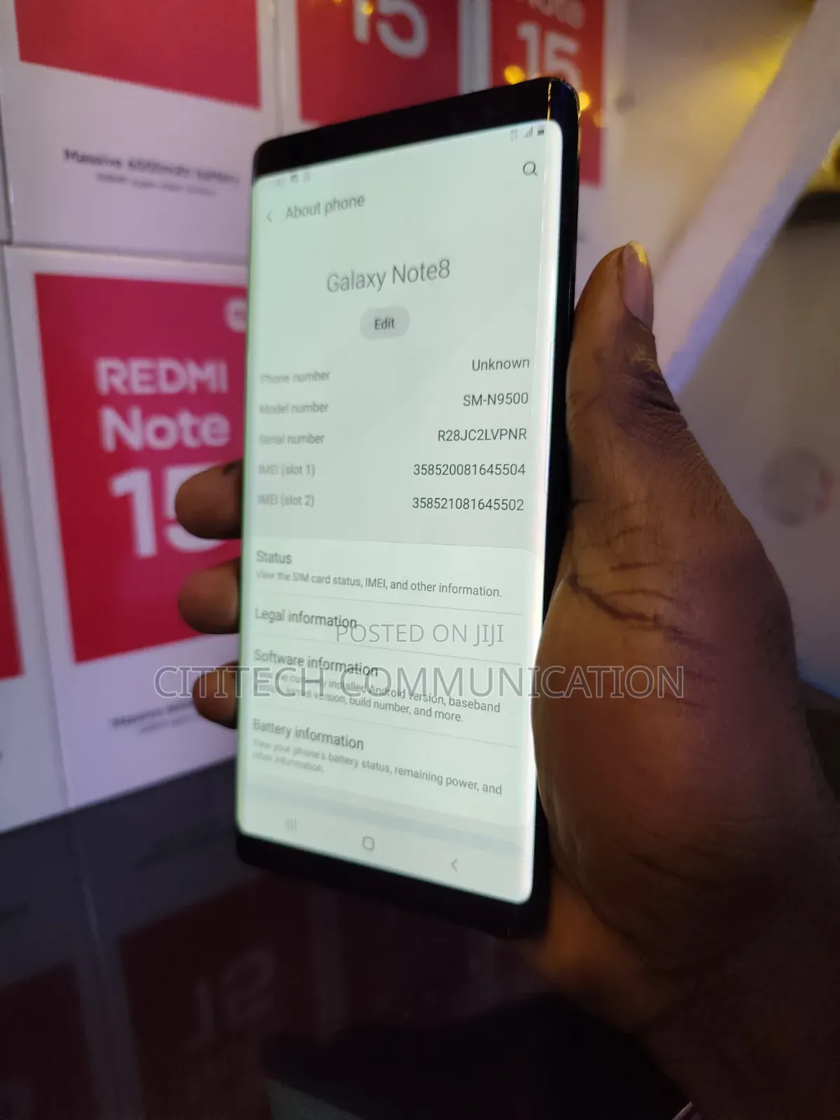 Samsung Galaxy Note 8 256 GB Black