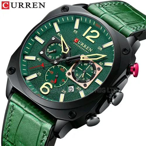Curren Green Men's Fashion Wristwatch