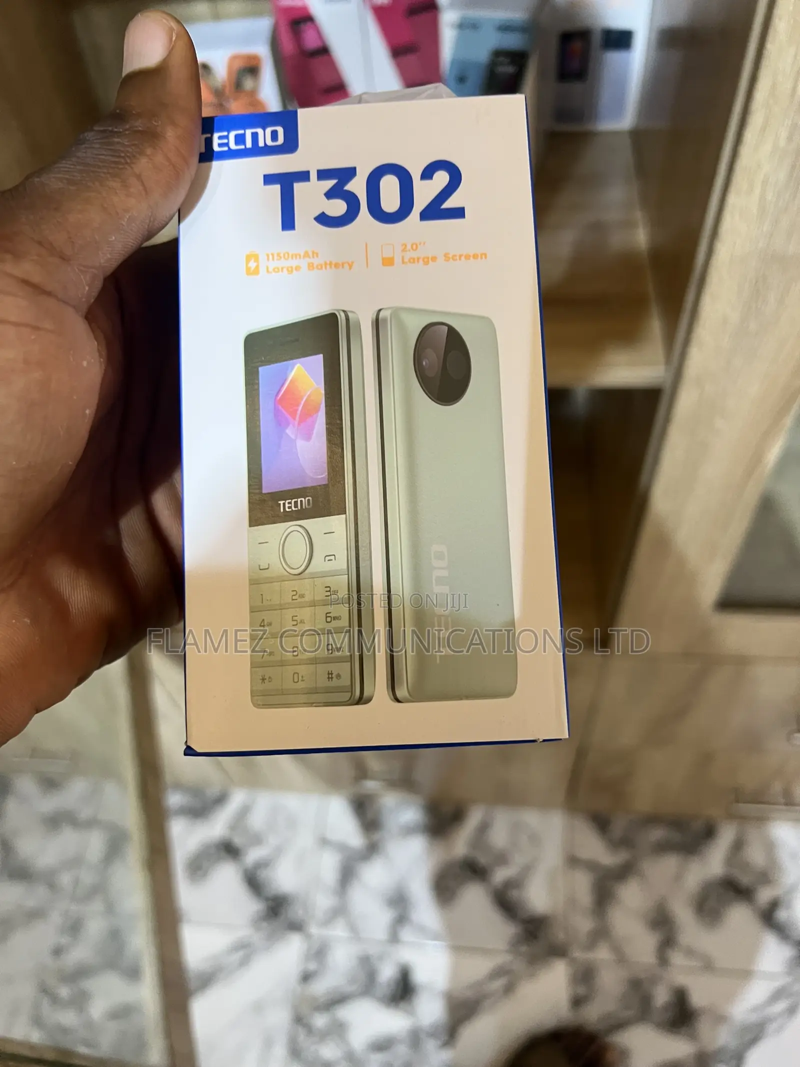 New Tecno T302 Black