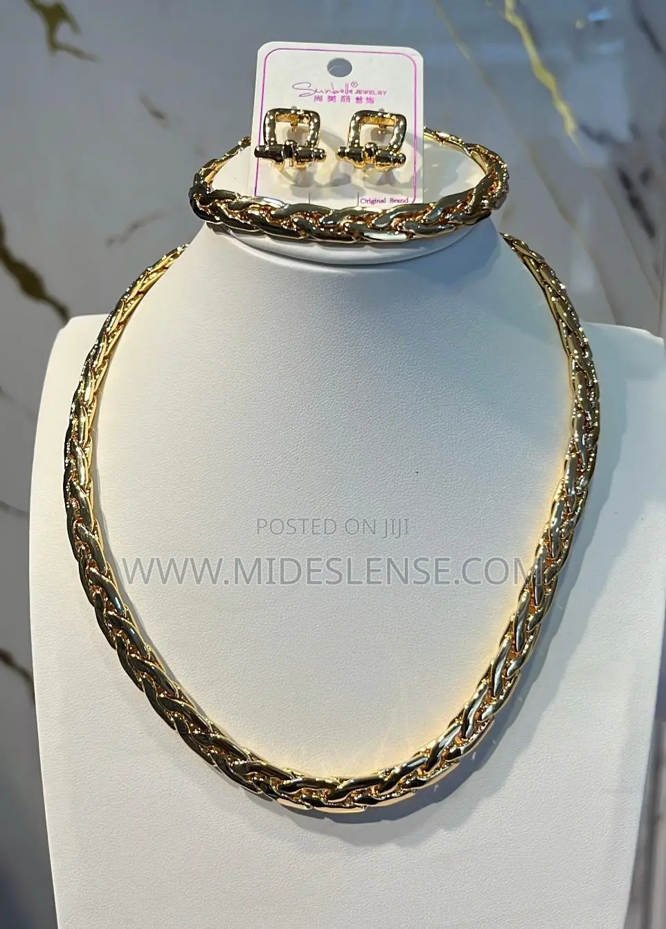Sunbelle Original Necklace Set-Gold