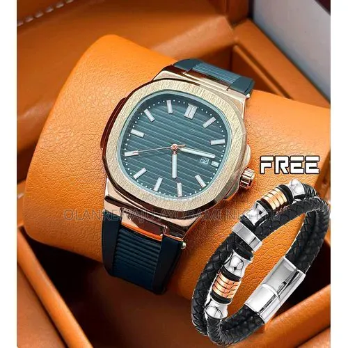 Fashionable Men's Rugged Wristwatch