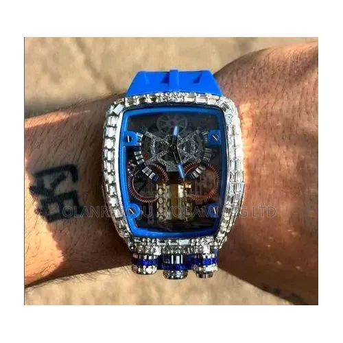 Super Unique Studded Watch for Rugged Men