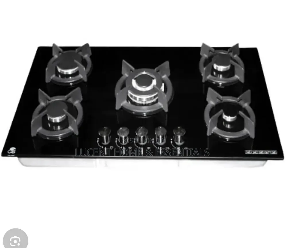 Brand New 5-burner Countertop Gas Hob – Sleek Modern Kitchen Cooker