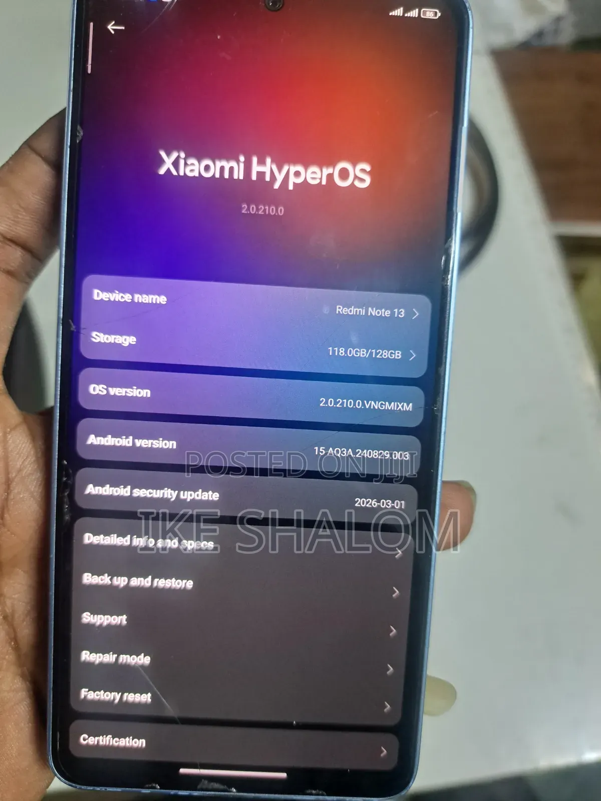 Xiaomi Redmi Note 13 128 GB Blue