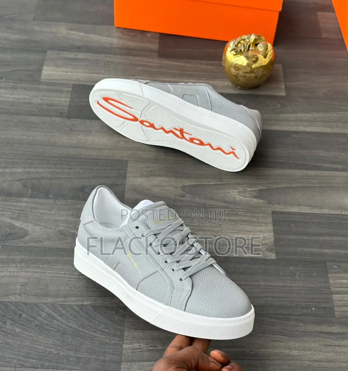 Original Santoni Lace Up Sneakers