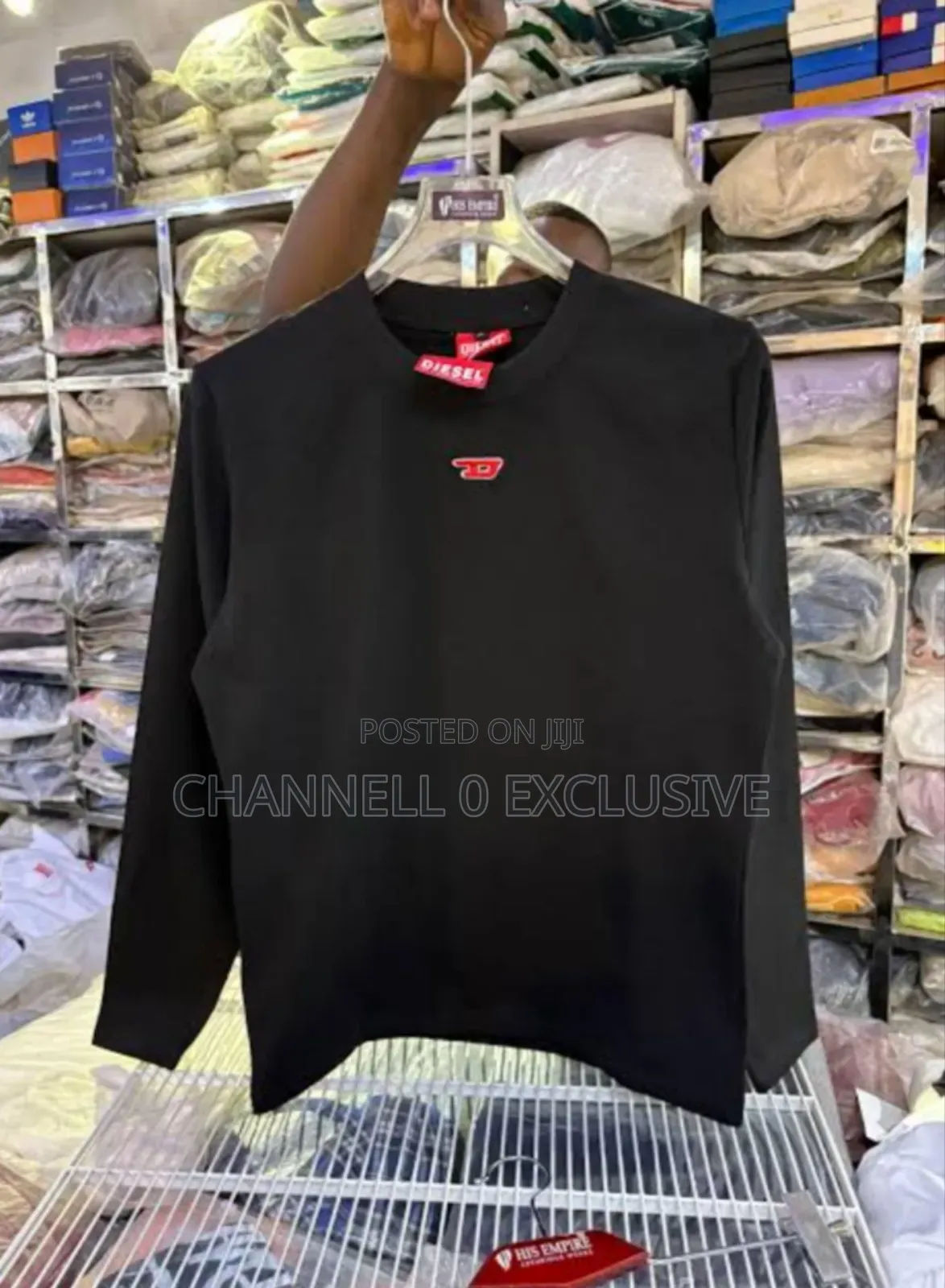 Original Diesel Boys Long-Sleeve T-Shirt