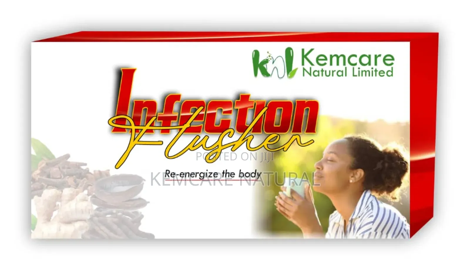 Kemcare Natural Infection Flusher Herbal Tea E.Coli Candida Klebsiella