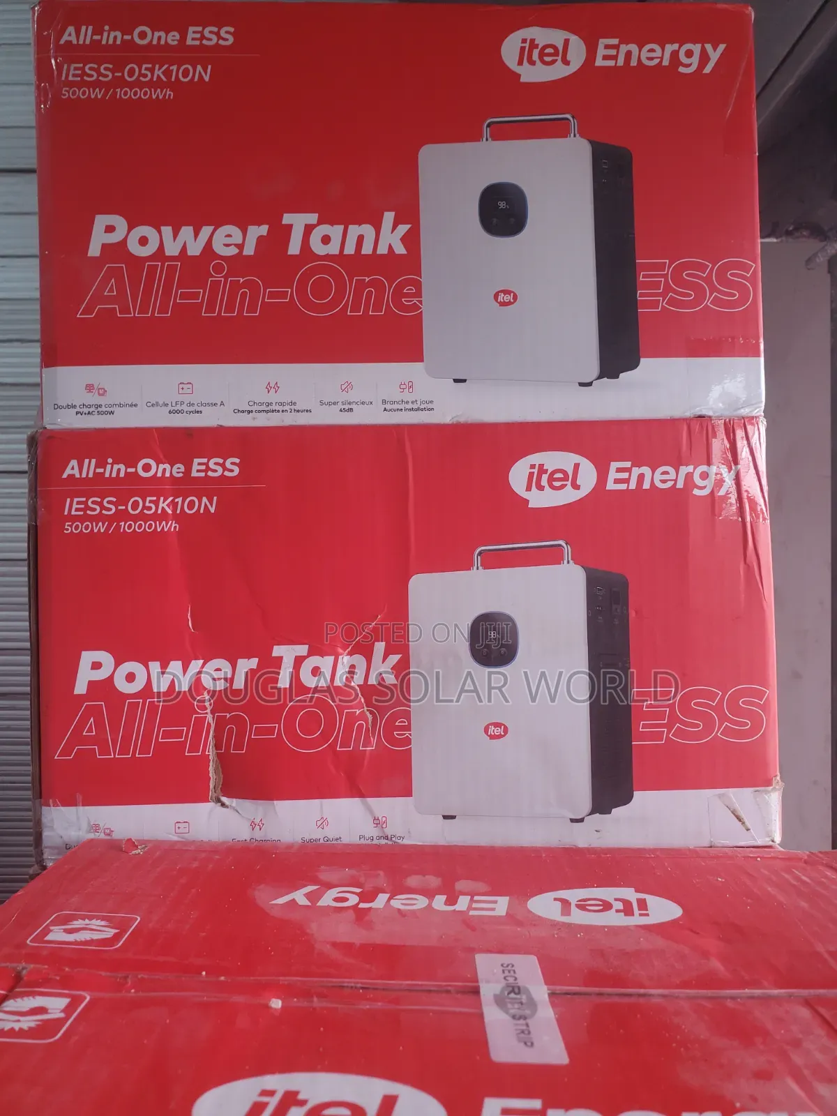Itel Energy Power Tank 500w/1000wh All in One Solar Generator