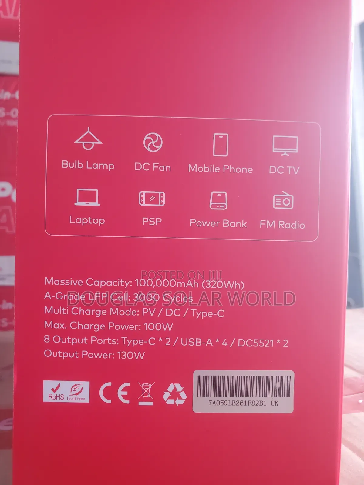 Itel Energy 100,000mah/130w Power Go