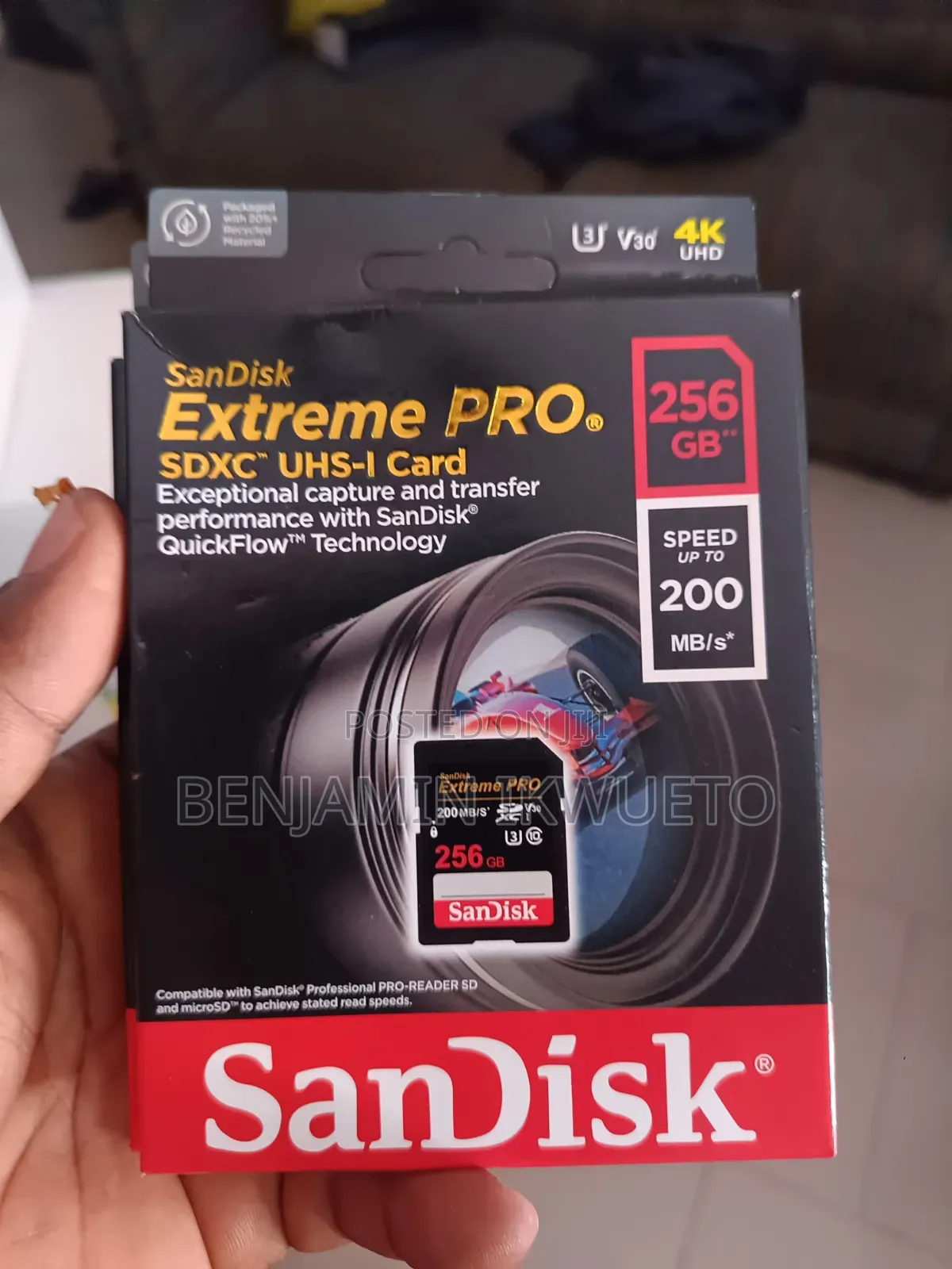 256gig Sandisk Extreme Pro Sd Card