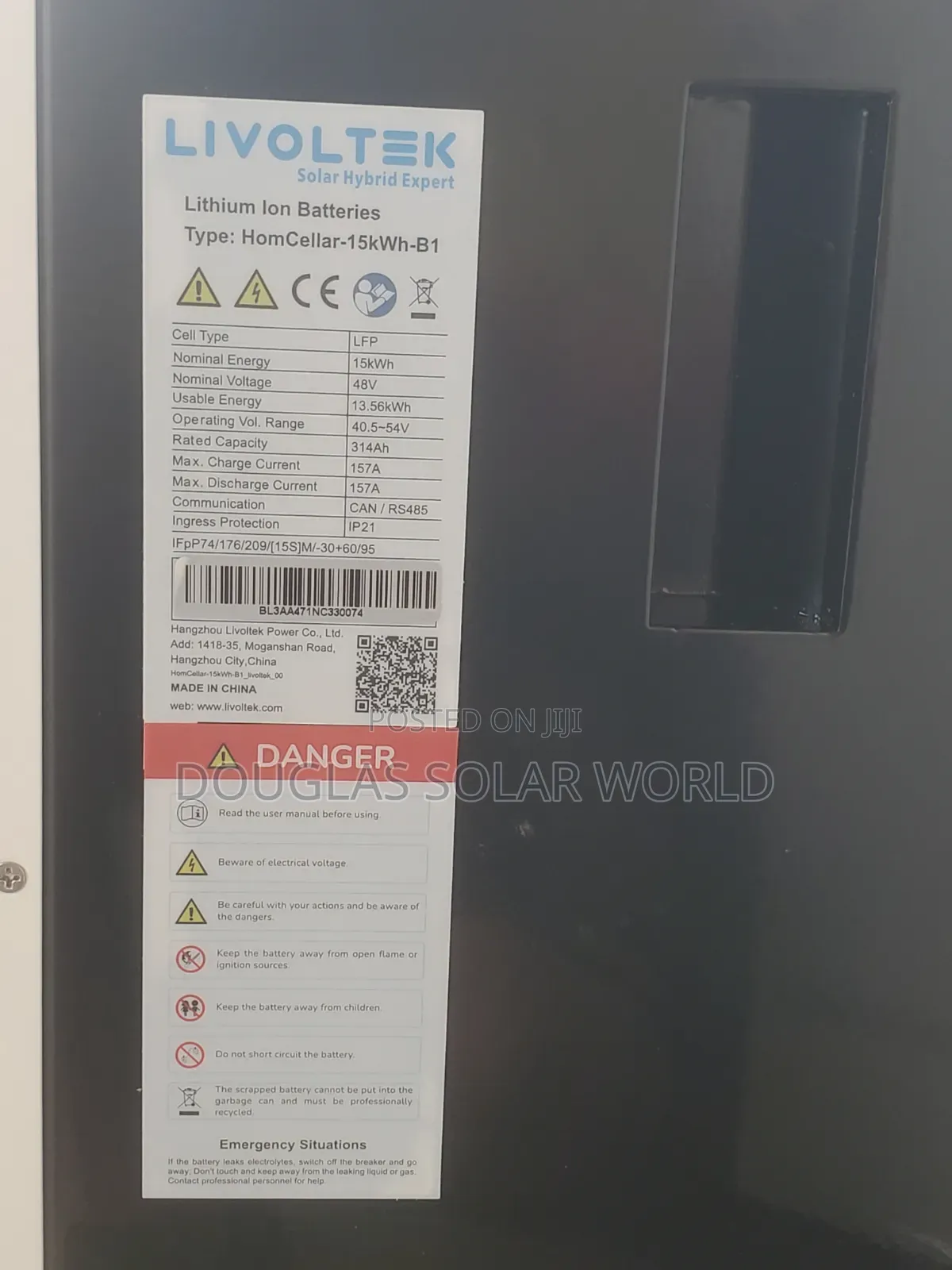 Livoltek 15kwh 48v Lithium Ion Battery