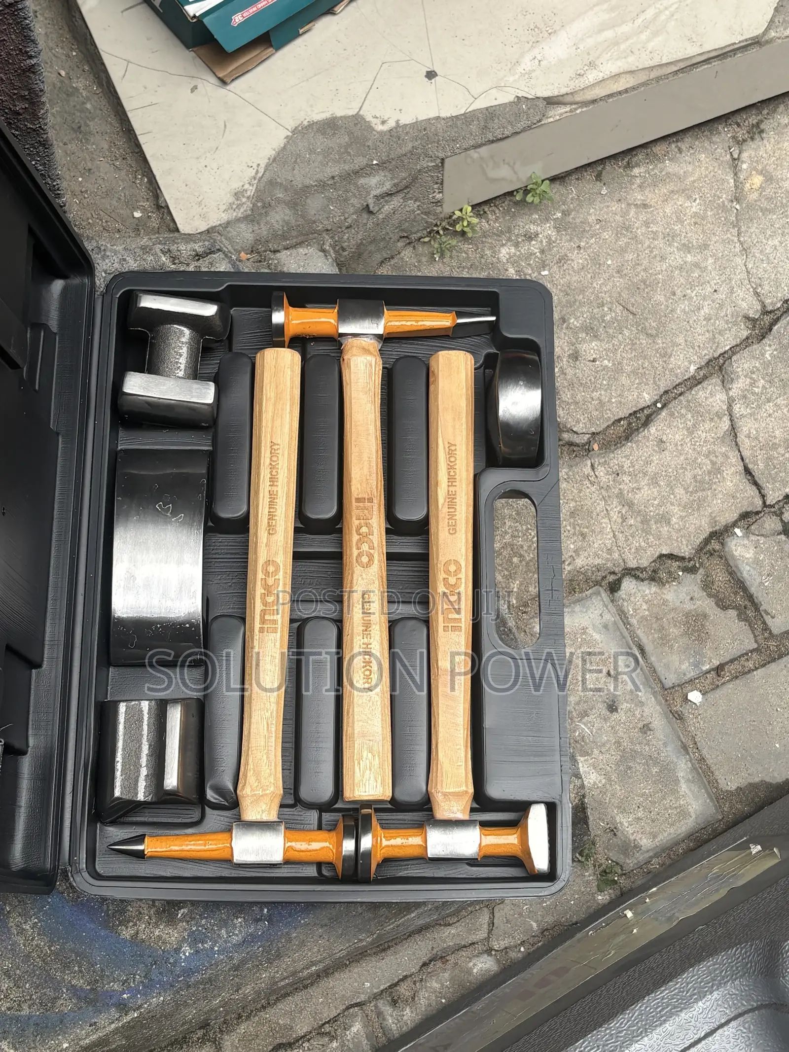 Ingco 7-Piece Body and Fender Hammer Set, Model Hbafh0712.