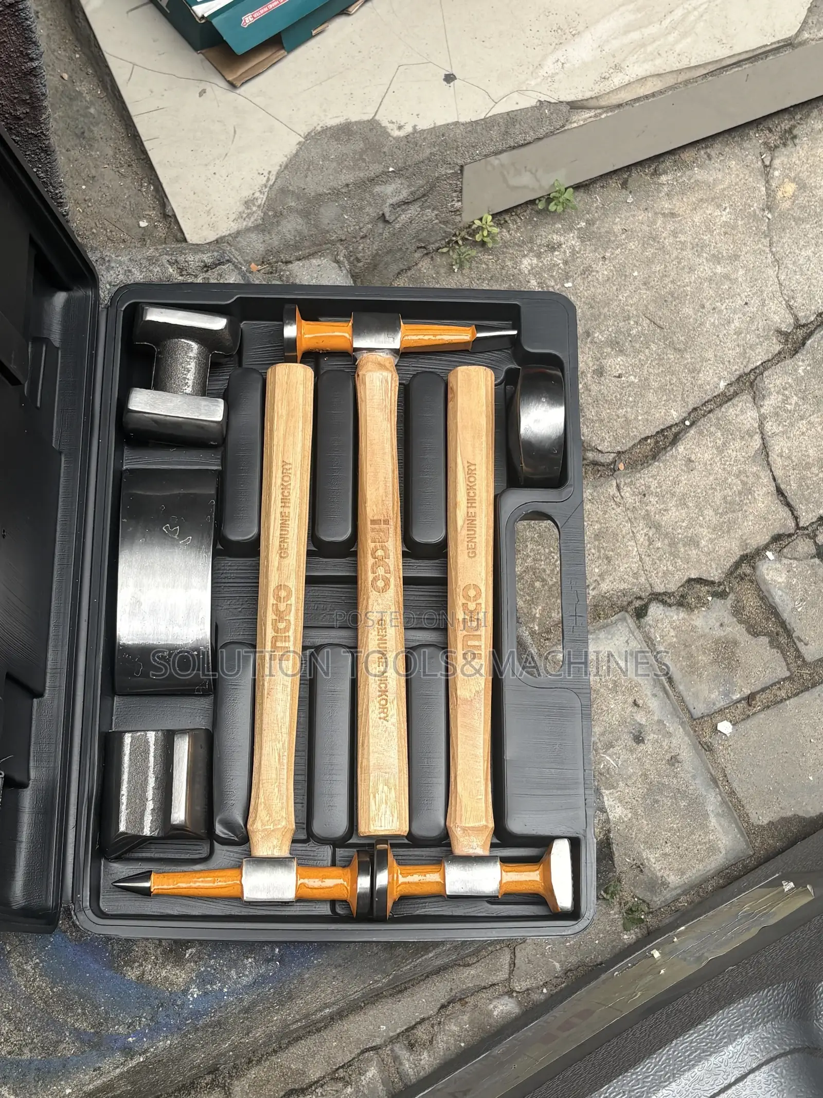 Ingco 7-Piece Body and Fender Hammer Set, Model Hbafh0712.