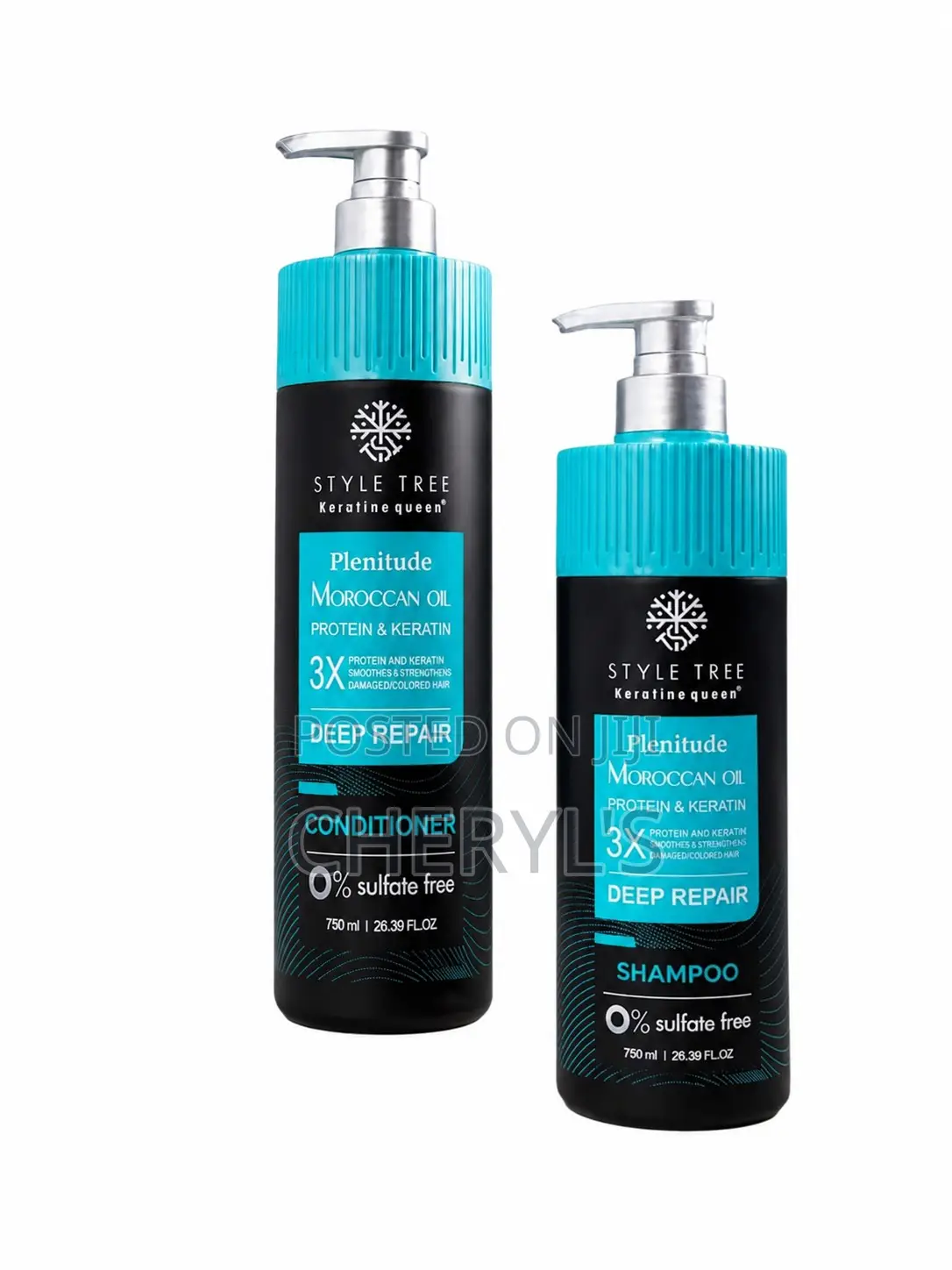 Style Tree Moroccan Oil Hair, Repair Smooth, Shampoo Conditioner