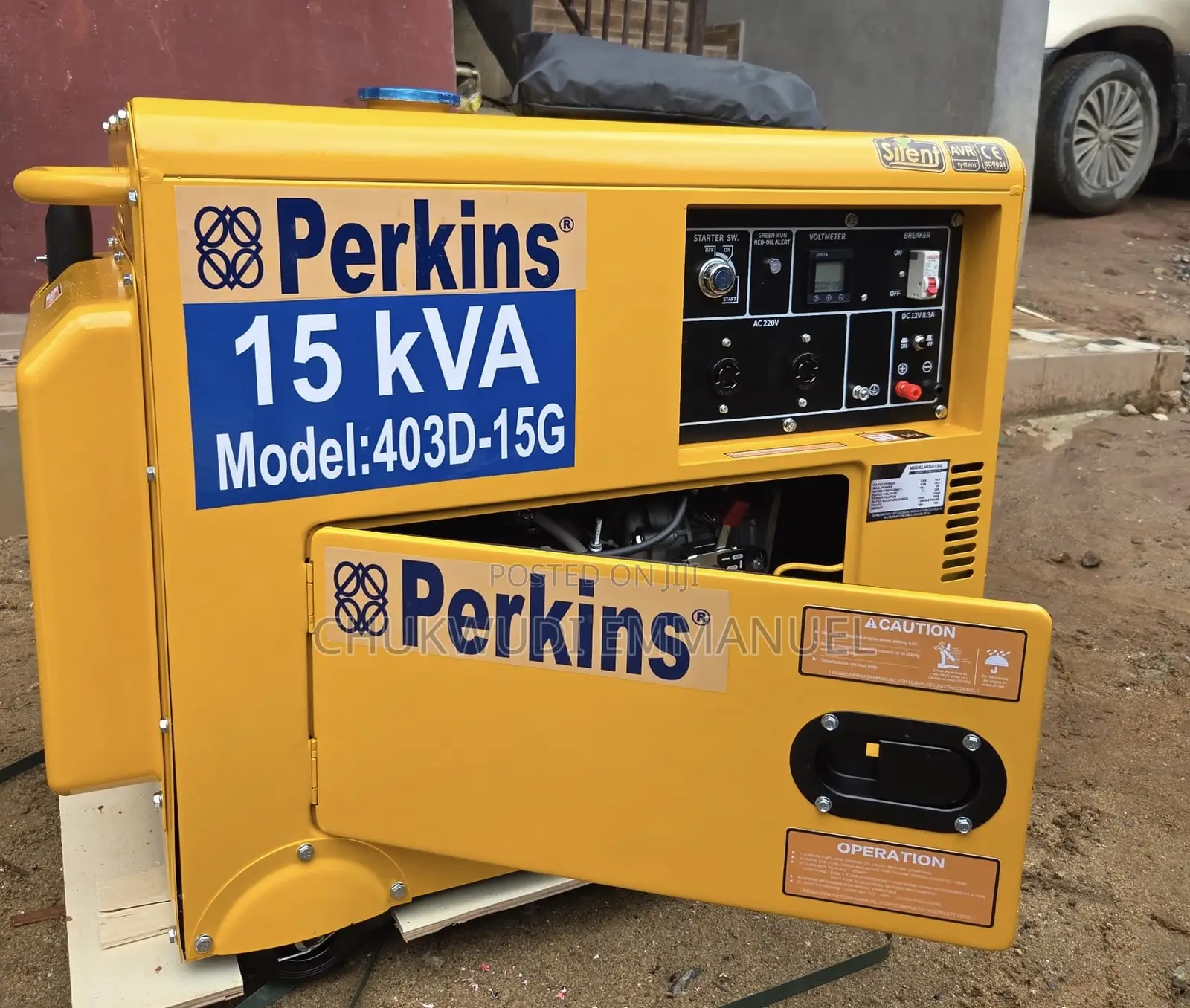 Heavy-Duty 15kva Perkins Diesel Generator for Homes Businesses