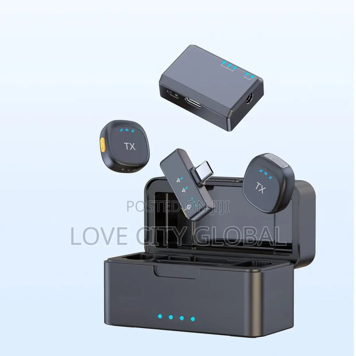 Professional Mic (2 Tx + 2 Rx + Charging Case) D07 Pro Microphone 35m
