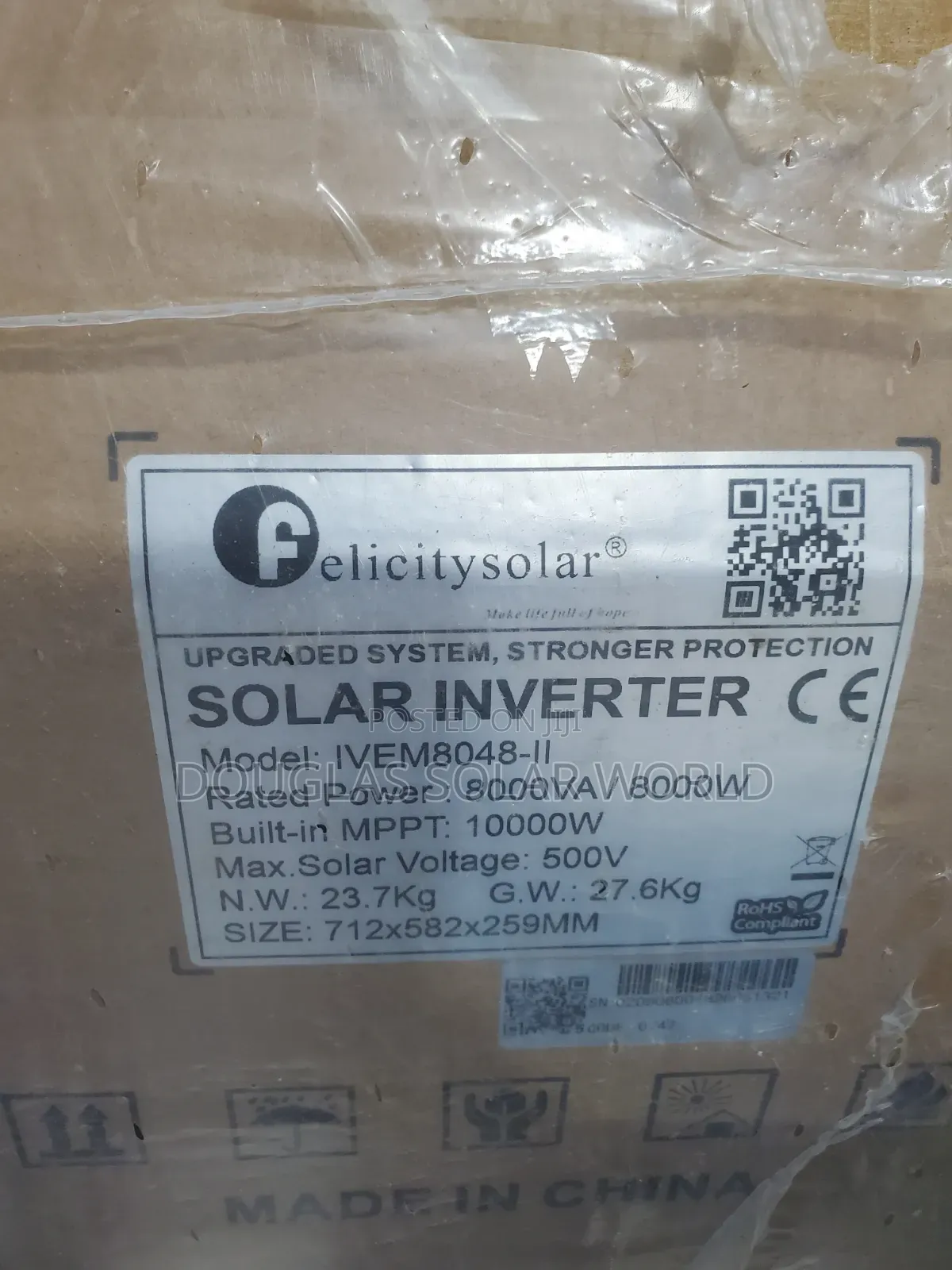 Felicity Solar 8kva 48v Hybrid Inverter ( Model: Ivem8048 )