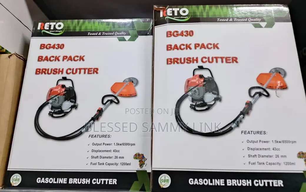 2stroke Reto Backpack Brush Cutter Machine