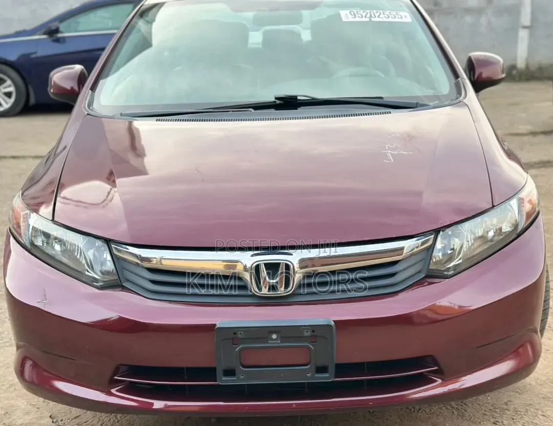Honda Civic EX Sedan 2012 Burgundy