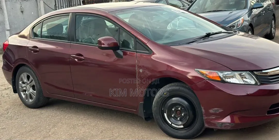 Honda Civic EX Sedan 2012 Burgundy