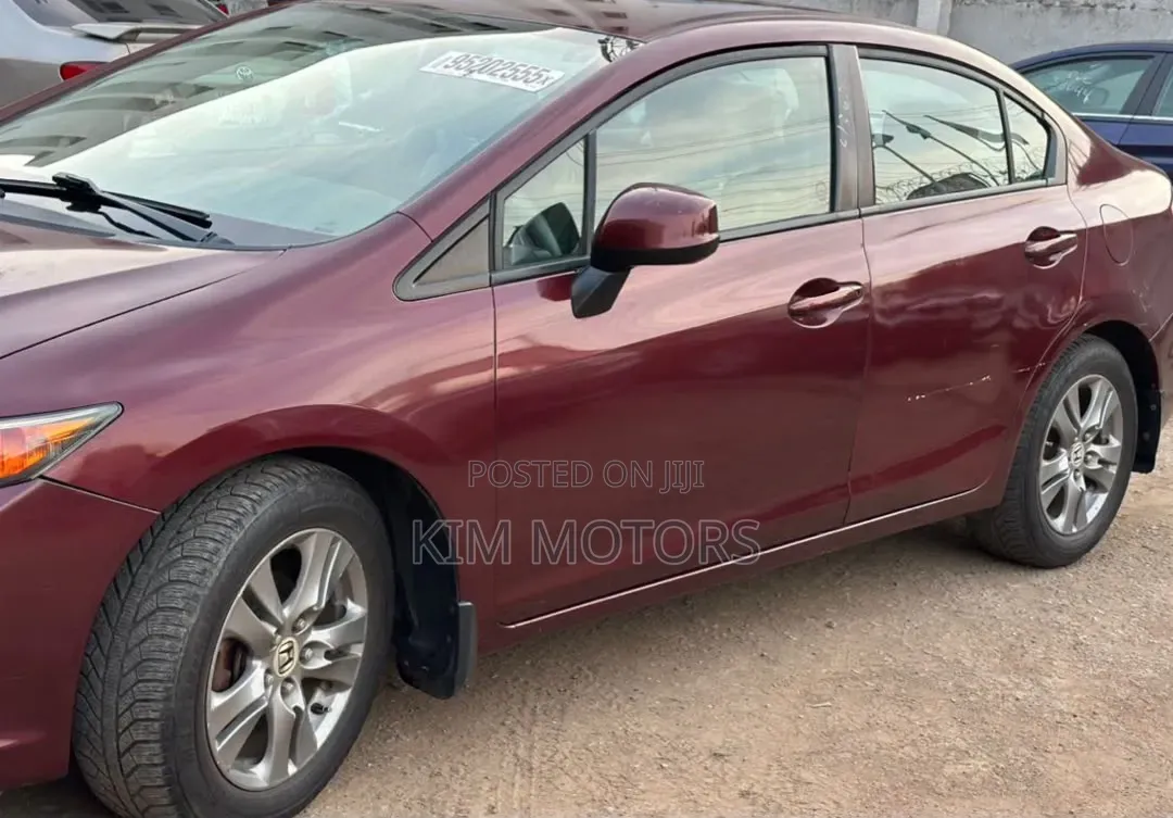 Honda Civic EX Sedan 2012 Burgundy